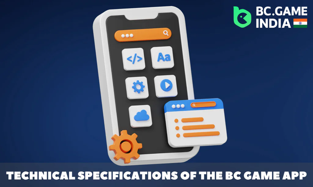 Technical specifications of the BC Game app