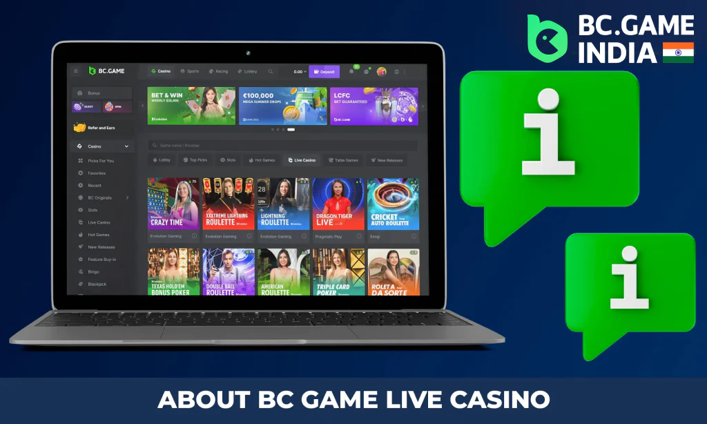 Detailed information about the BC Game online casino