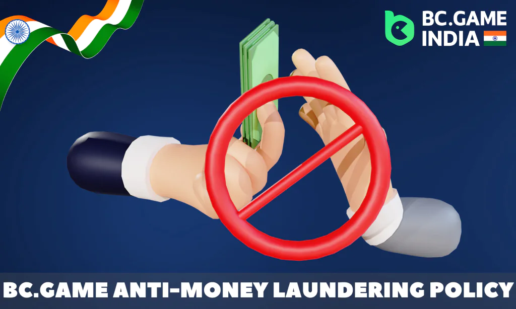 BC.GAME adheres to the rules of the anti-money laundering policy and conducts regular checks
