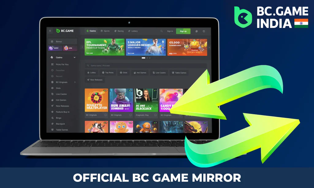 Review of BC Game's mirror site
